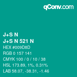 Código de color: J+S N - J+S N 521 N | qconv.com