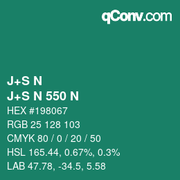 Farbcode: J+S N - J+S N 550 N | qconv.com