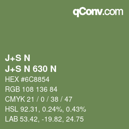 カラーコード: J+S N - J+S N 630 N | qconv.com