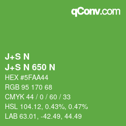 Código de color: J+S N - J+S N 650 N | qconv.com