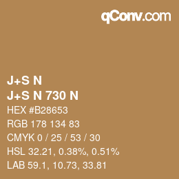 Farbcode: J+S N - J+S N 730 N | qconv.com