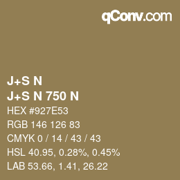 カラーコード: J+S N - J+S N 750 N | qconv.com