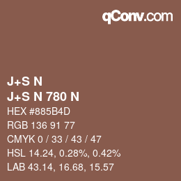 カラーコード: J+S N - J+S N 780 N | qconv.com