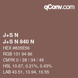 Farbcode: J+S N - J+S N 840 N | qconv.com