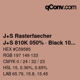 Farbcode: J+S Rasterfaecher - J+S 810K 050% · Black 10% | qconv.com