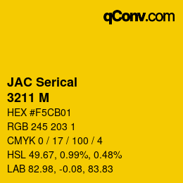 カラーコード: JAC Serical - 3211 M | qconv.com