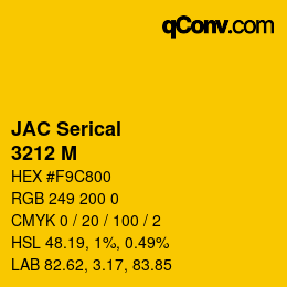 Farbcode: JAC Serical - 3212 M | qconv.com