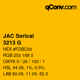 カラーコード: JAC Serical - 3213 G | qconv.com