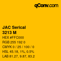 Farbcode: JAC Serical - 3213 M | qconv.com