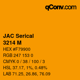 Código de color: JAC Serical - 3214 M | qconv.com