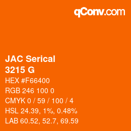 Farbcode: JAC Serical - 3215 G | qconv.com