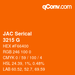 カラーコード: JAC Serical - 3215 G | qconv.com