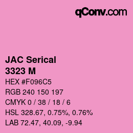 Código de color: JAC Serical - 3323 M | qconv.com