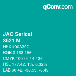 Farbcode: JAC Serical - 3521 M | qconv.com