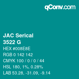 Farbcode: JAC Serical - 3522 G | qconv.com