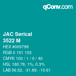 Farbcode: JAC Serical - 3522 M | qconv.com