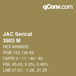 Farbcode: JAC Serical - 3803 M | qconv.com