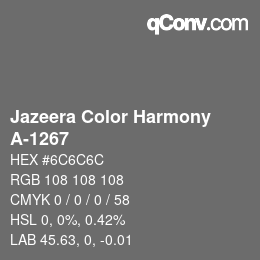 Color code: Jazeera Color Harmony - A-1267 | qconv.com