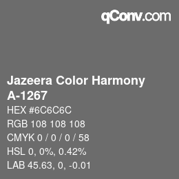 Código de color: Jazeera Color Harmony - A-1267 | qconv.com
