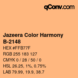 Farbcode: Jazeera Color Harmony - B-2148 | qconv.com