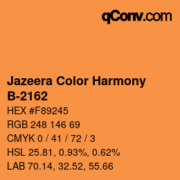 Color code: Jazeera Color Harmony - B-2162 | qconv.com