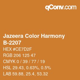 Farbcode: Jazeera Color Harmony - B-2207 | qconv.com