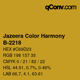 Color code: Jazeera Color Harmony - B-2218 | qconv.com