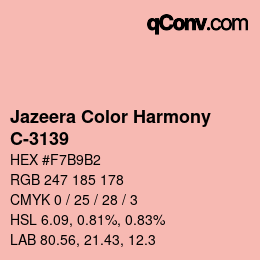 Farbcode: Jazeera Color Harmony - C-3139 | qconv.com