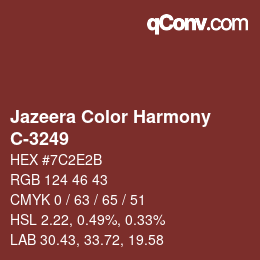 Farbcode: Jazeera Color Harmony - C-3249 | qconv.com