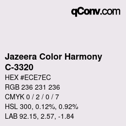 カラーコード: Jazeera Color Harmony - C-3320 | qconv.com