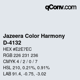 Farbcode: Jazeera Color Harmony - D-4132 | qconv.com