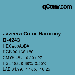 Farbcode: Jazeera Color Harmony - D-4243 | qconv.com