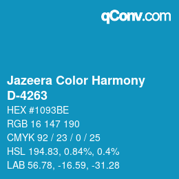 Farbcode: Jazeera Color Harmony - D-4263 | qconv.com