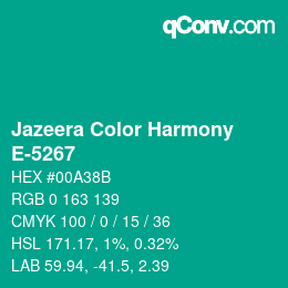 Color code: Jazeera Color Harmony - E-5267 | qconv.com