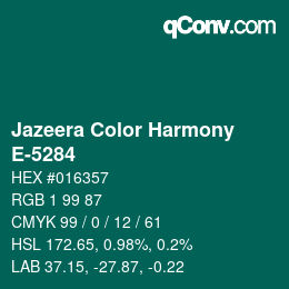 Farbcode: Jazeera Color Harmony - E-5284 | qconv.com