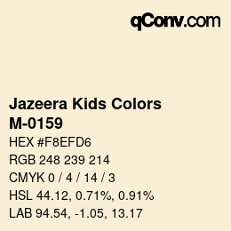 Farbcode: Jazeera Kids Colors - M-0159 | qconv.com