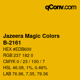 Farbcode: Jazeera Magic Colors - B-2161 | qconv.com