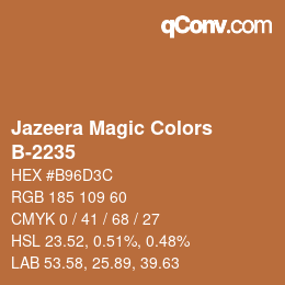 Código de color: Jazeera Magic Colors - B-2235 | qconv.com