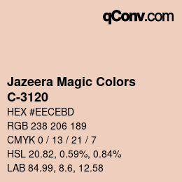 カラーコード: Jazeera Magic Colors - C-3120 | qconv.com