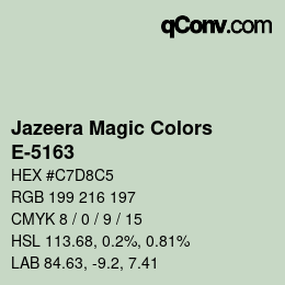 Farbcode: Jazeera Magic Colors - E-5163 | qconv.com