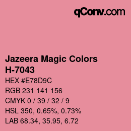 Farbcode: Jazeera Magic Colors - H-7043 | qconv.com