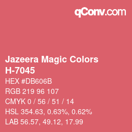 Código de color: Jazeera Magic Colors - H-7045 | qconv.com