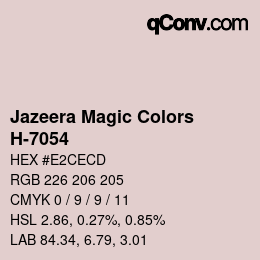 Farbcode: Jazeera Magic Colors - H-7054 | qconv.com