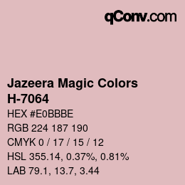 Código de color: Jazeera Magic Colors - H-7064 | qconv.com