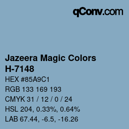 カラーコード: Jazeera Magic Colors - H-7148 | qconv.com