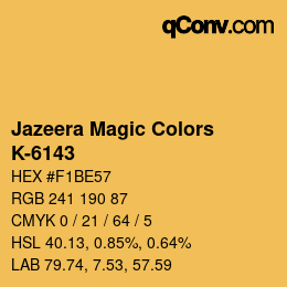 カラーコード: Jazeera Magic Colors - K-6143 | qconv.com