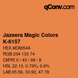 カラーコード: Jazeera Magic Colors - K-6157 | qconv.com