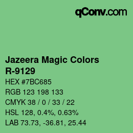 Farbcode: Jazeera Magic Colors - R-9129 | qconv.com