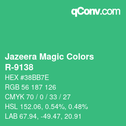 Farbcode: Jazeera Magic Colors - R-9138 | qconv.com