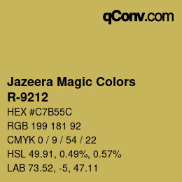 Farbcode: Jazeera Magic Colors - R-9212 | qconv.com